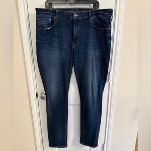 American Eagle Outfitters Dark Blue Straight Jeans 38x34